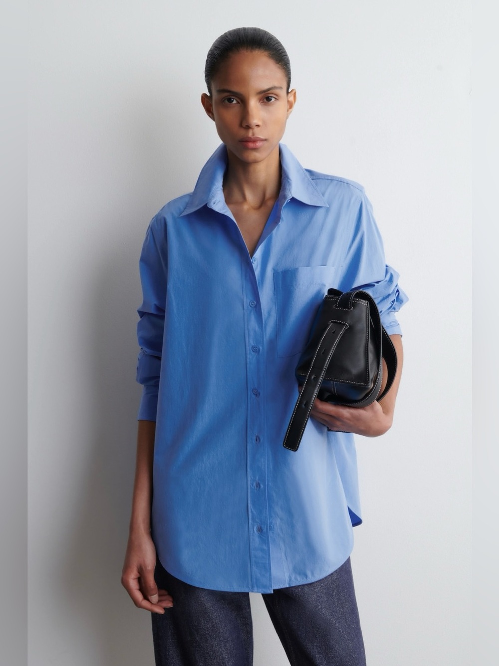 COS Tailored Pima Cotton Button Down Shirt